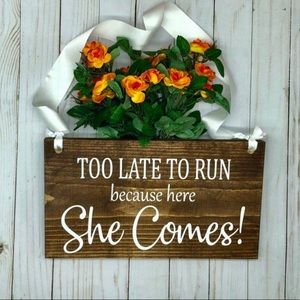 Ring bearer wedding sign!